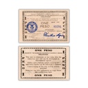 Philippines 1944 1P 	 Mindanao Emergency Currency Board Pick S523a