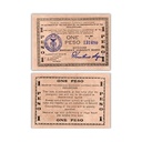 Philippines 1944 1P Mindanao Emergency Currency Board Pick S515