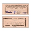 Philippines 1944 10C Mindanao Emergency Currency  board Pick S512