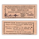 Philippines 1943 10C Mindanao Emergency Currency board Pick S502