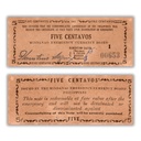 Philippines 1943 5C Mindanao Emergency board Pick S481a
