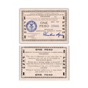 Philippines 1944 1P Mindanao Emergency Currency Board Pick S523d