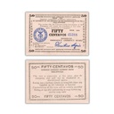Philippines 1944 50C Mindanao Emergency Currency Board Pick S522b