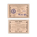 Philippines 1944 1P Mindanao emergency Currency board Pick S523a