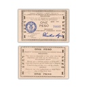 Philippines 1944 1P 	 Mindanao Emergency Currency Board Pick S515