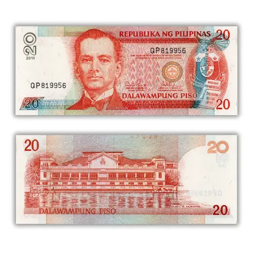 Philippines 2011 20P ND 1997 & 1998-2012 Pick 182k