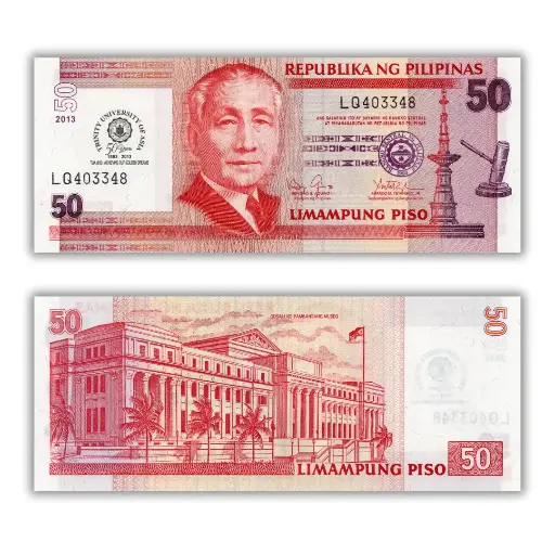 Philippines 2013 50P 50 Years Trinity University of Asia 1963-2013 Pick 216
