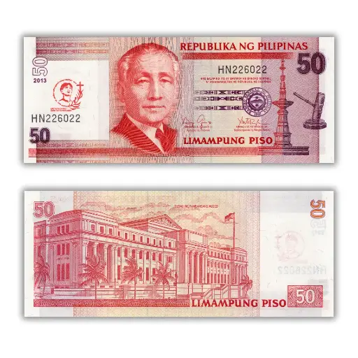 Philippines 2013 50P Canonization of San Pedro Calungsod 2012 Commemorative Overprint Pick 215