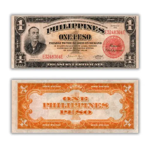 Philippines 1941 1P Treasury of the Philippines Pick 89a